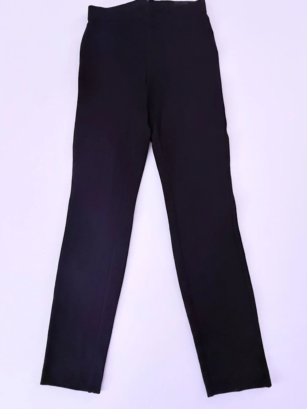 J. Crew Black Cropped Straight-Leg Pants